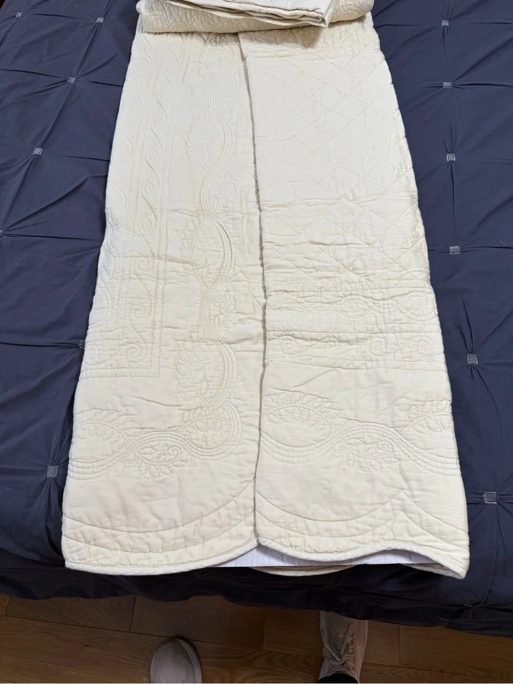 Northern Nights Cream Quilted Bedding - Soft Neutral Comfort